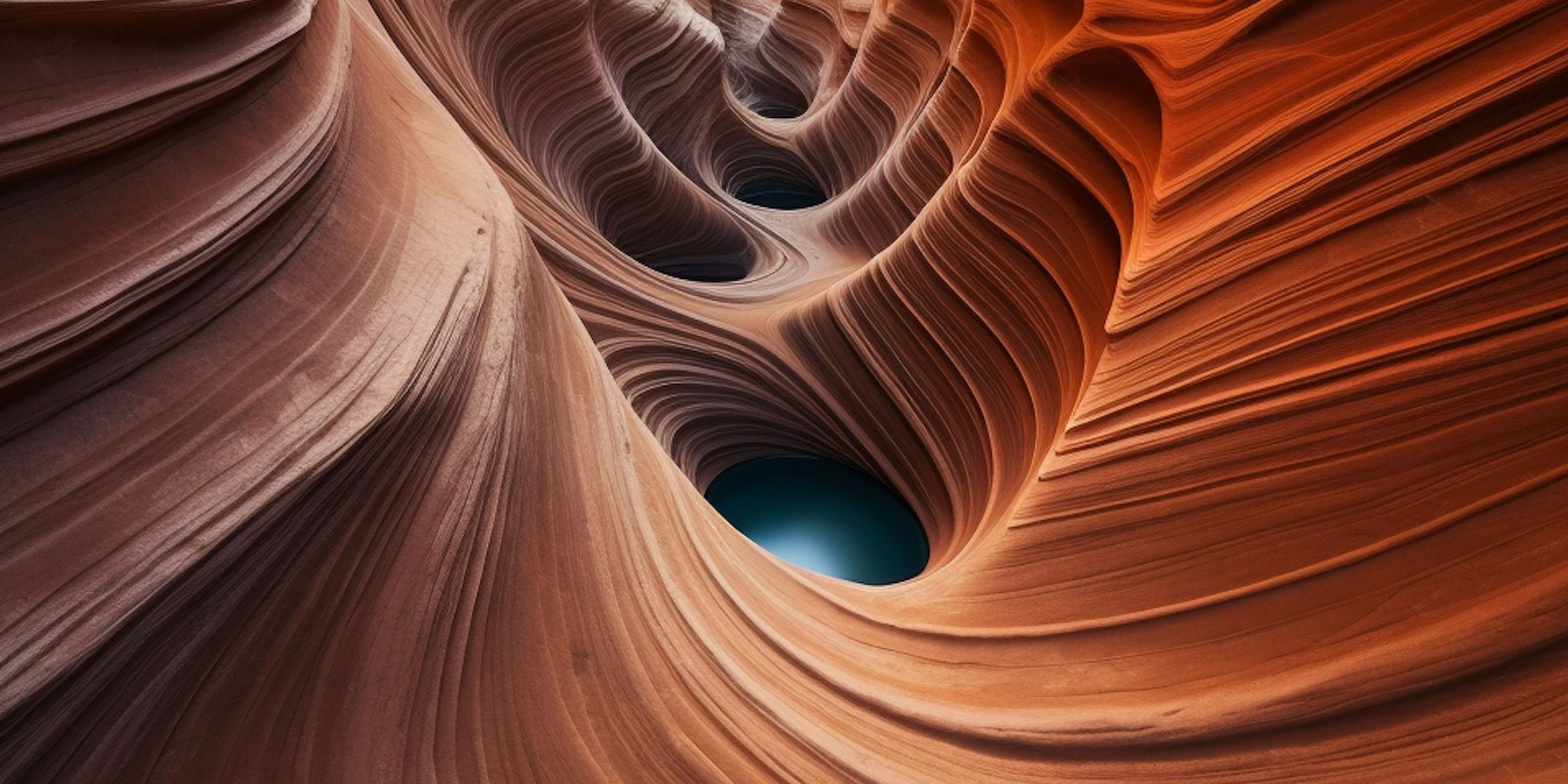 canyon with hole structure